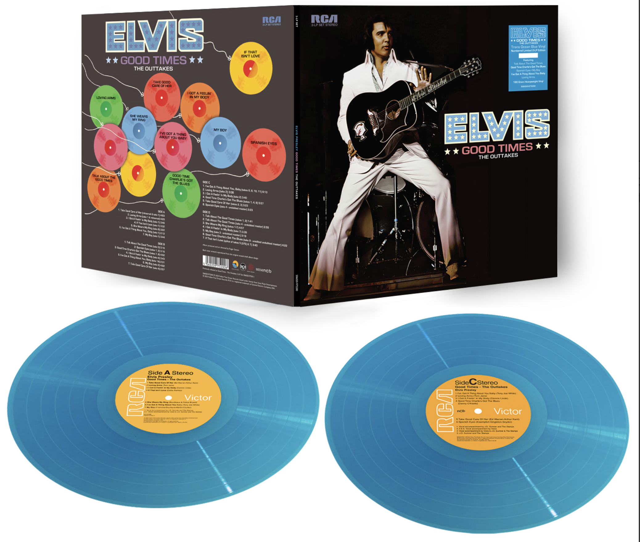 Elvis Presley – Good Times – The Outtakes – (Blue Vinyl Edition)